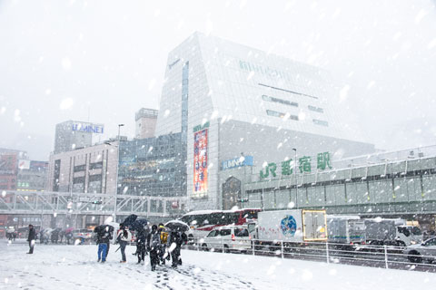 「東京で大雪」の写真です