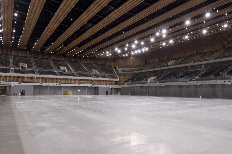 Image of the interior of the arena